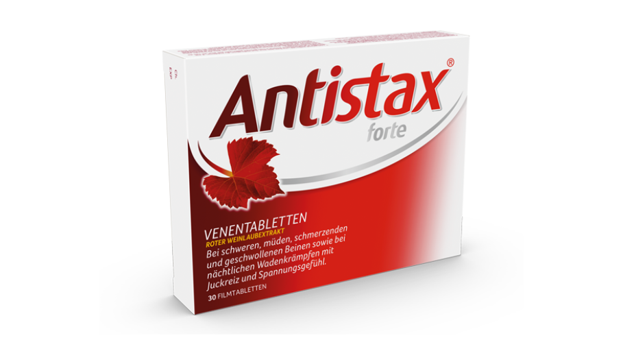 Antistax® forte Venentabletten Packung 