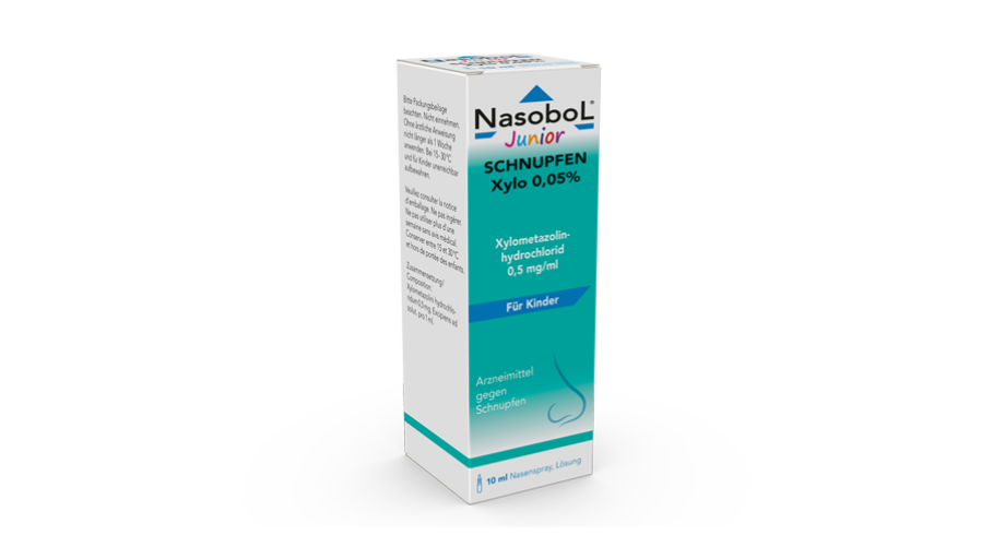 NasoboL® Junior SCHNUPFEN Nasenspray Packung 